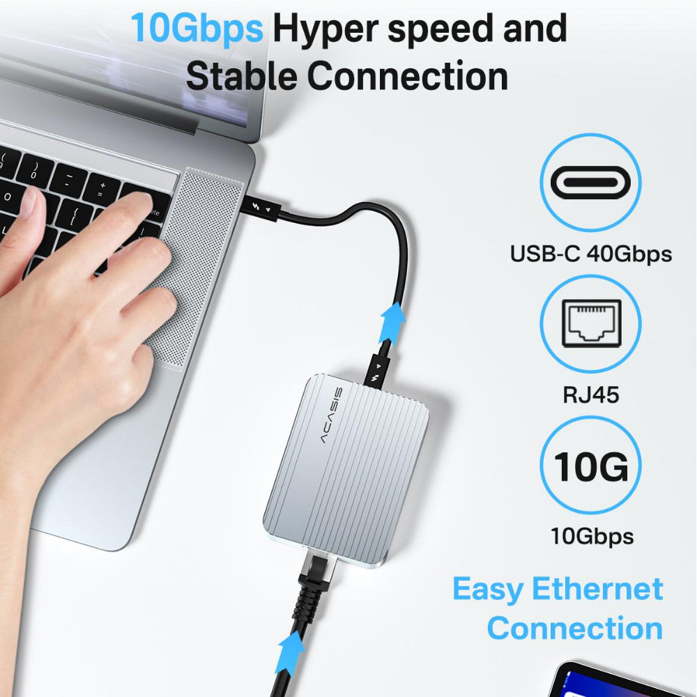 Adaptateur Sonnet Solo 10G 10GBASE-T Thunderbolt 3 Vers 10 Gigabit Adaptateur Sonnet Solo 10G 10GBASE-T Thunderbolt 3 Vers 10 Gigabit