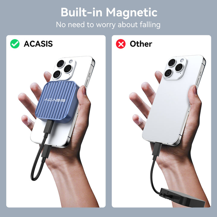 ACASIS USB-C Mobile Phone Magnetic M.2 2230 NVME SSD Enclosure Designed Specifically for iPhone