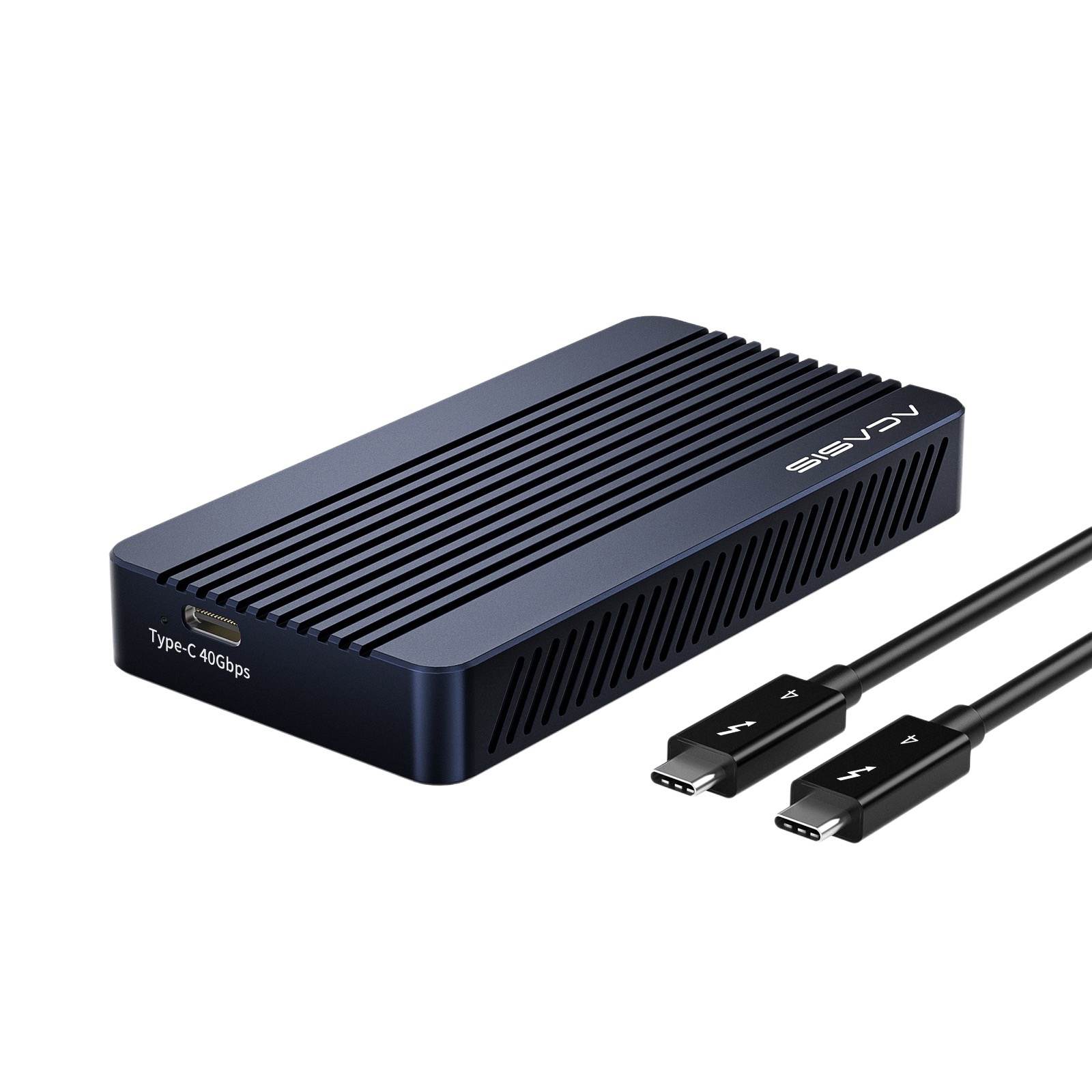 Acasis 40gbps tool free m 2 nvme thunderbolt 3 4 usb 4 ssd enclosure