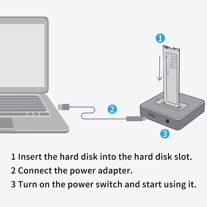 ACASIS 10Gbps High-Speed NVMe SATA SSD Enclosure