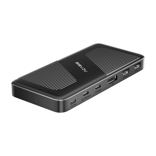 Acasis 6-in-1 40Gbps M.2 NVME SSD Enclosure & Docking Station DP 8K60Hz  Compatible with Thunderbolt 3/4,TBU405Plus 