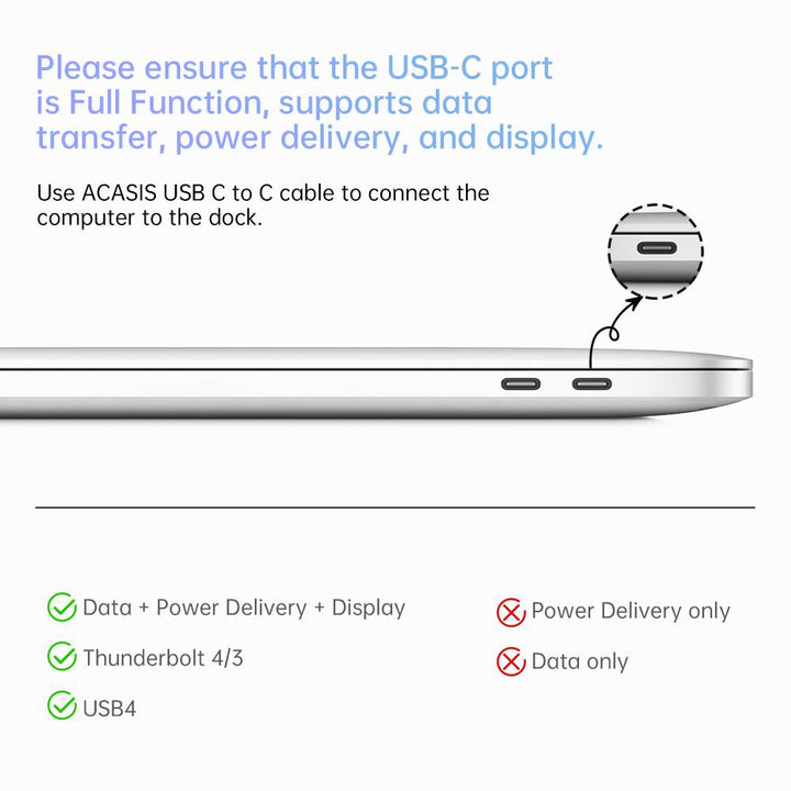 ACASIS 15-in-1 Type-C Desktop Docking Station