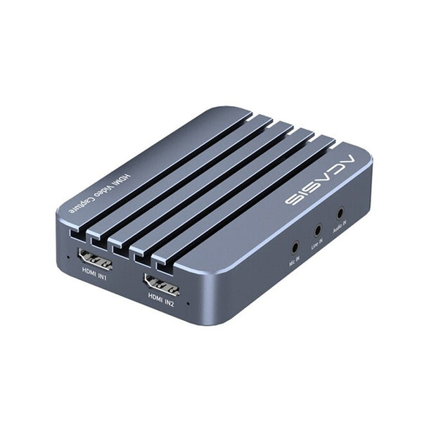 ACASIS 2-Channel HDMI 4K/60Hz Input/Loopout Video Capture Box