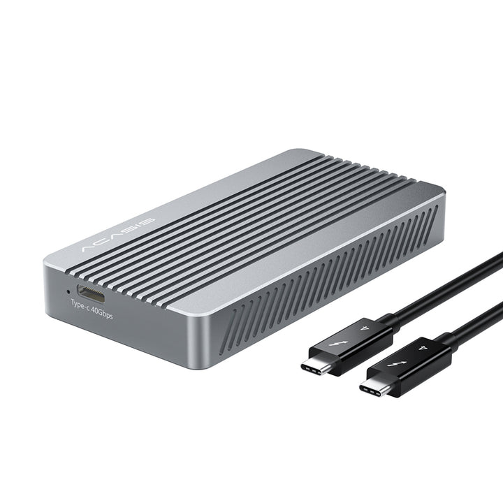 Acasis 40Gbps Tool-free M.2 NVMe SSD Enclosure Compatible with Thunderbolt 3/4, USB 4.0/3.2/3.1/3.0/2.0,TBU405