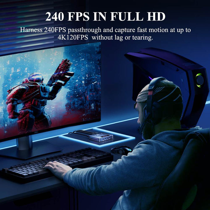  ACASIS 4K HDR Game Live Video Capture Card, VC009PRO