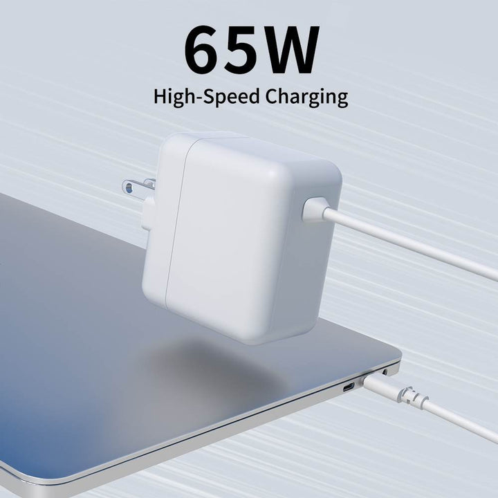 ACASIS 65W GAN USB C Power Adapter, Type C Power PD Fast Wall Charger