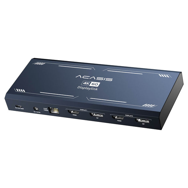 ACASIS Dual 4K HDMI Displaylink Laptop 13-in-1 USB-C Hub For M1, M2, and M3 MacBooks, DS9005