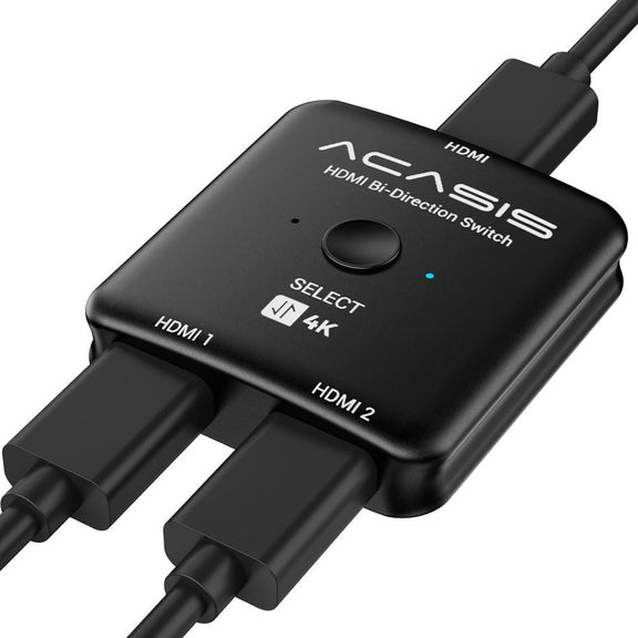 Acasis 4k 60hz Bidirectional HDMI 2.1 KVM Switch/Splitter 2 in 1 Out