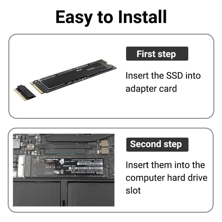 ACASIS M.2 NVMe SSD Adapter Card for Upgrade MacBook Air and MacBook Pro