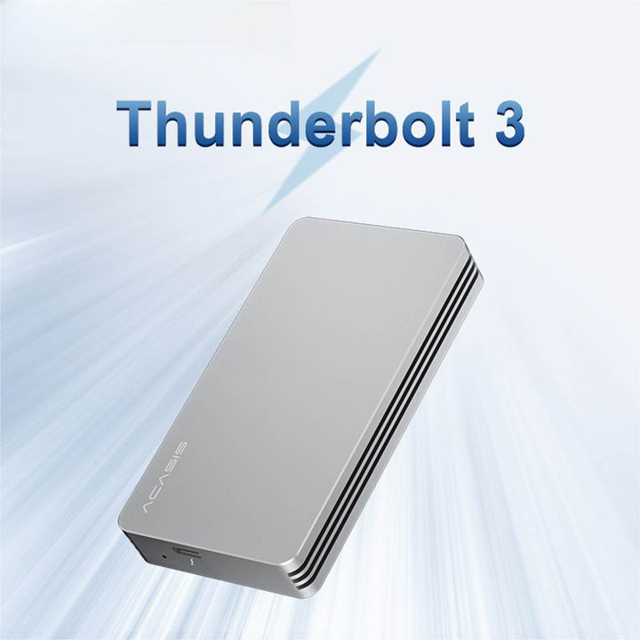 40Gbps M.2 NVMe SSD Enclosure, Aluminum USB4 External Hard Drive Enclosure  for Thunderbolt 3/4 USB4.0/3.2/3.1/3.0, Thunderbolt 4 M.2 SSD External