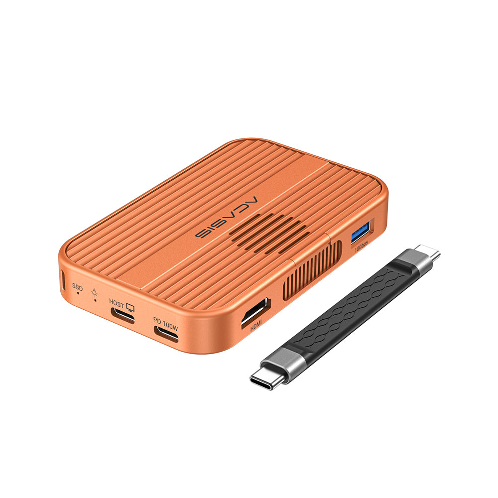 Acasis 10Gbps Magnetic Docking Station & SSD Enclosure for iPhone 17/1