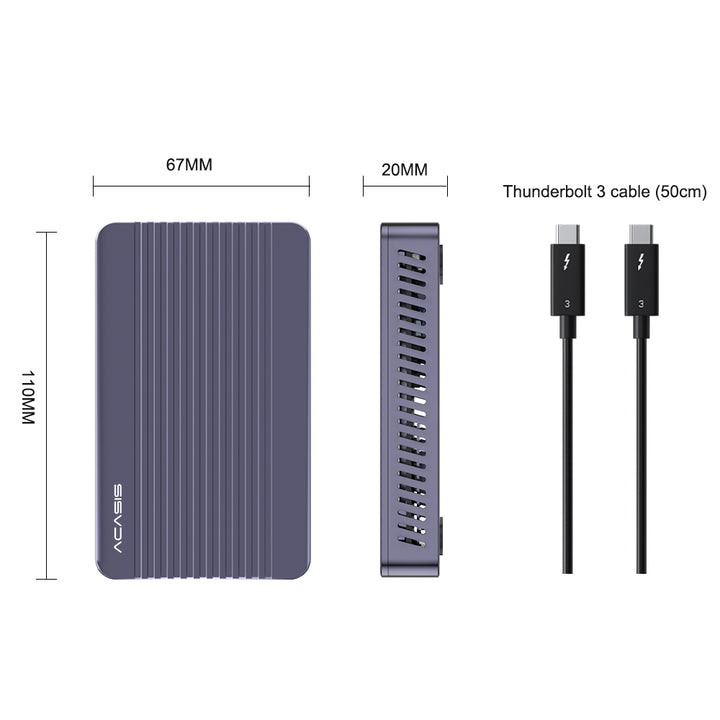 Anden klasse appel synet ACASIS 40Gbps M.2 NVME SSD Enclosure DP 4K60Hz Docking Station Compati –  ACASIS Electronics