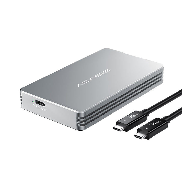 Acasis 40Gbps NVMe SSD Enclosure Compatible with Thunderbolt 4/3 a