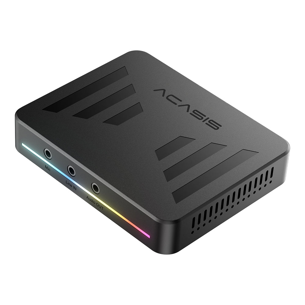 Acasis Driver Acasis 4KP60 HDR Pass-Through HDMI 2.1 Capture Card with Streaming