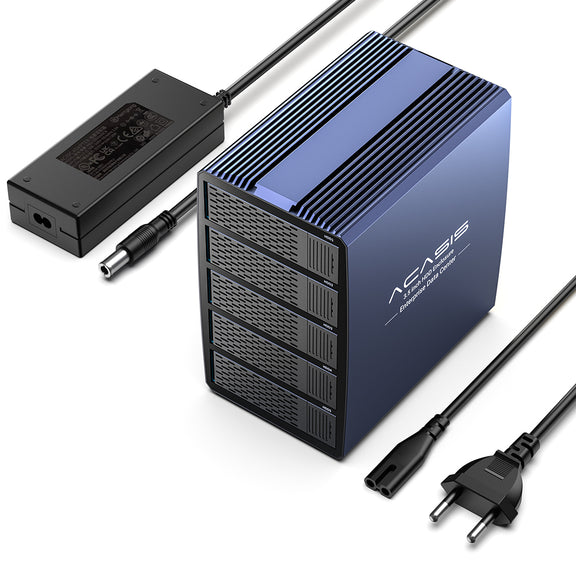 Acasis 5 Bay External Array 2.5/3.5 Inch USB-C to SATA HDD RAID Case