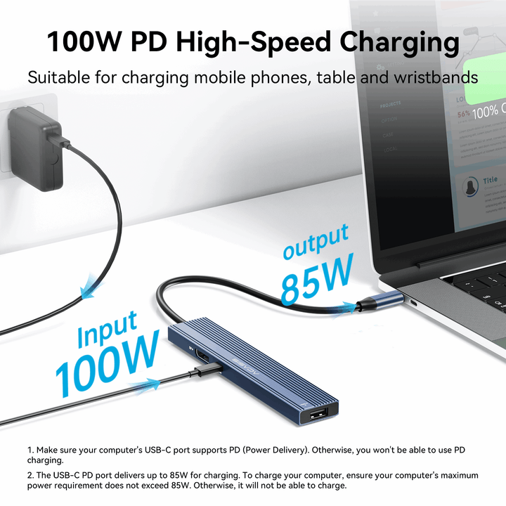 Acasis 8-in-1 USB C Docking Station with 4K@60Hz Video Output