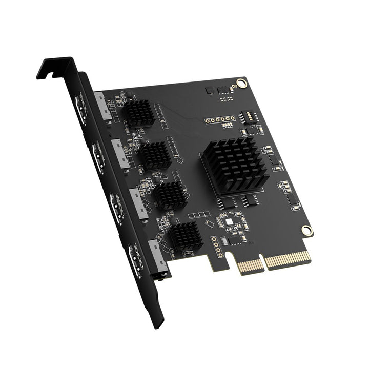 Acasis Quad HDMI PCIe Video Capture Card 1080P 60FPS 4 Channel, AC-4HDMI