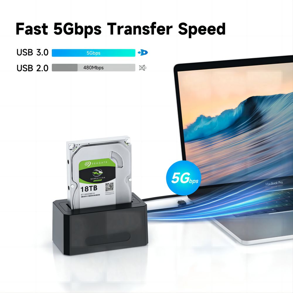 Acasis Driver Acasis SAS/SATA to USB 3.0 Hard Drive Docking Station