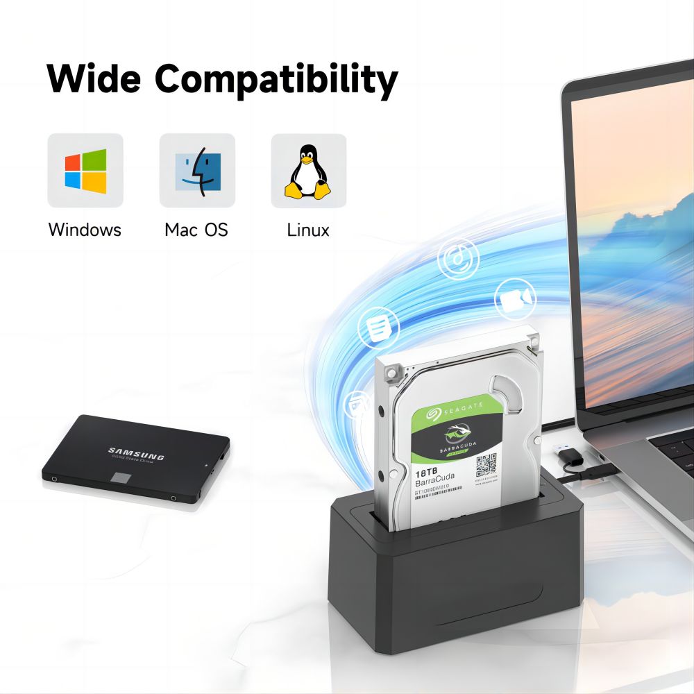 Acasis Driver Acasis SATA/SAS to USB 3.0 Hard Drive Docking Station
