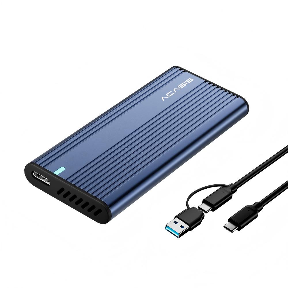 Acasis 20Gbps Tool-Free M.2 NVMe SATA SSD Enclosure