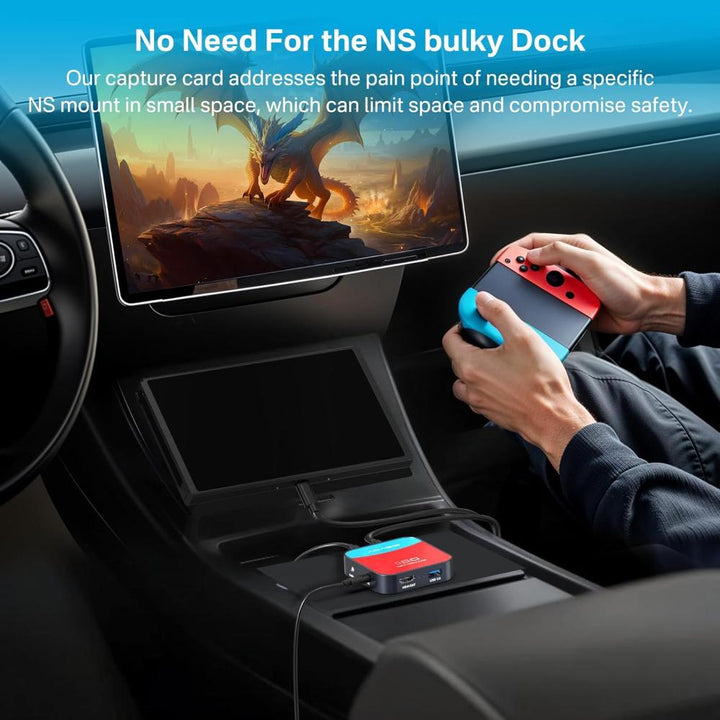 Acasis 2-in-1 1080P60 Capture Card and Dock for Nintendo Switch