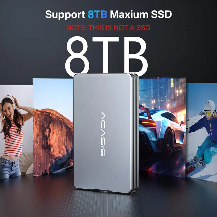 ACASIS 40Gbps M.2 Nvme SSD Enclosure Compatible with Thunderbolt 3/4, USB 4.0/3.2/3.1/3.0/2.0