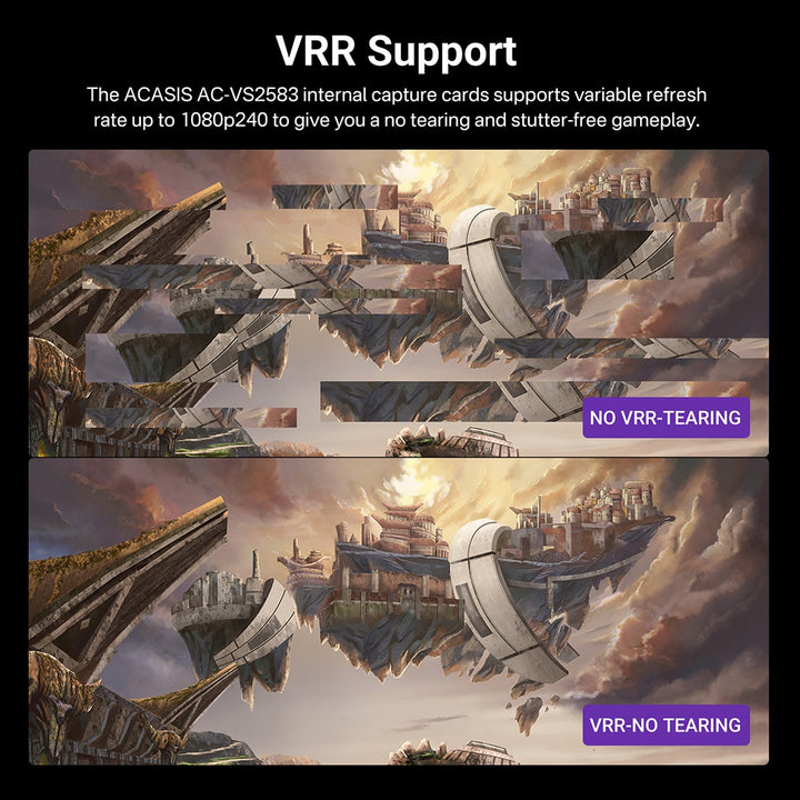 Acasis 4K60Hz HDMI Input Video Capture Card 2K144Hz Game Capture