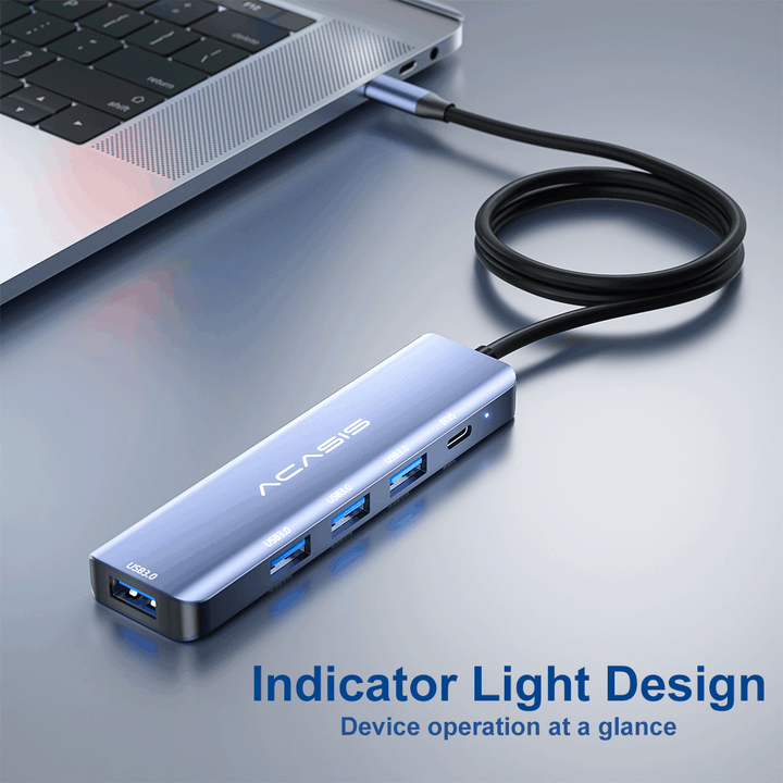 Acasis 5-in-1 USB C Hub 5Gbps Multifunction Docking Station Converter