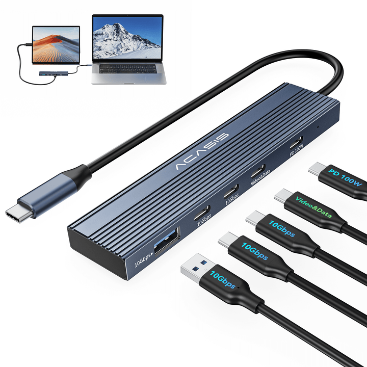 Acasis 5-in-1 USB C Docking Station with 4K@60Hz Video Output