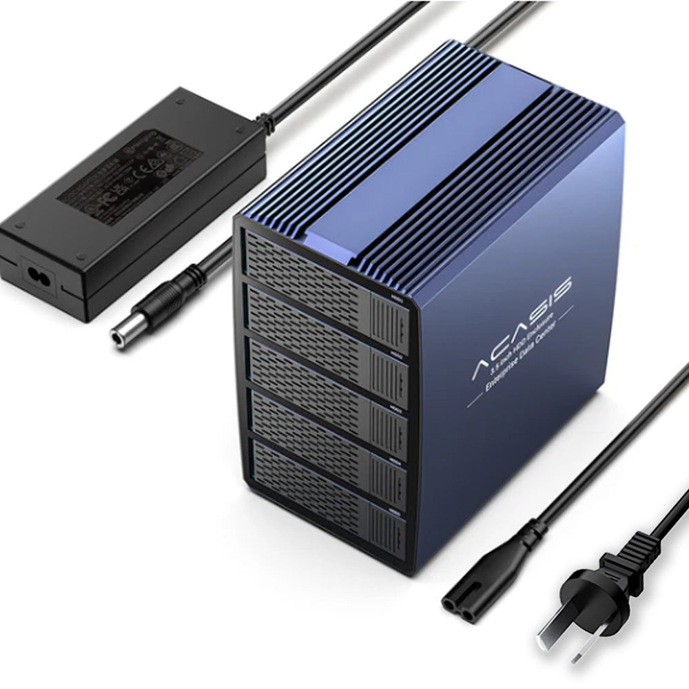 Acasis 3.5インチHDD用ケース Acasis 5 Bay External Array 2.5/3.5 Inch USB to SATA HDD RAID Case