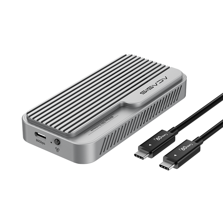 ACASIS 80Gbps外付けケースThunderbolt5 おまけ0.3m Amazon.com: ACASIS 80Gbps M.2 NVMe SSD Enclosure, with Cooling Fan