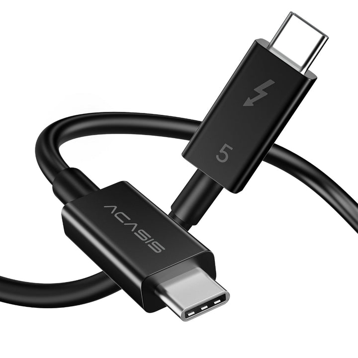 Acasis 80Gbps Thunderbolt 5 Cable with up to 120Gbps Bandwidth Boost and 240W Charging
