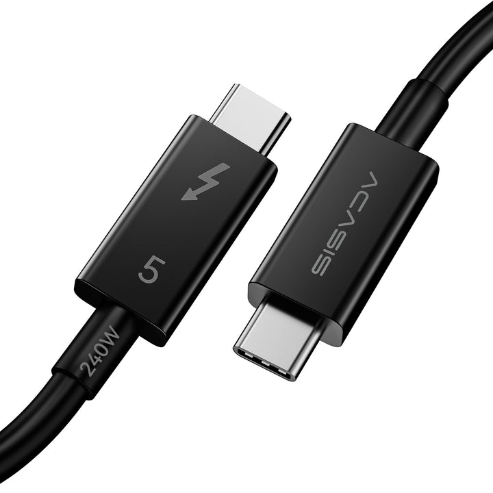 Acasis 80Gbps Thunderbolt 5 Cable with up to 120Gbps Bandwidth Boost and 240W Charging