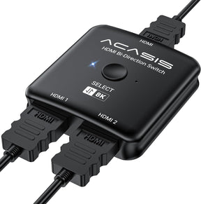 Acasis 4k 60hz Bidirectional HDMI 2.1 KVM Switch/Splitter 2 in 1 Out