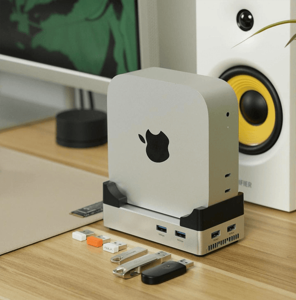 Acasis Mac mini M4 Dock & Stand with 8TB M.2 NVMe SSD Enclosure