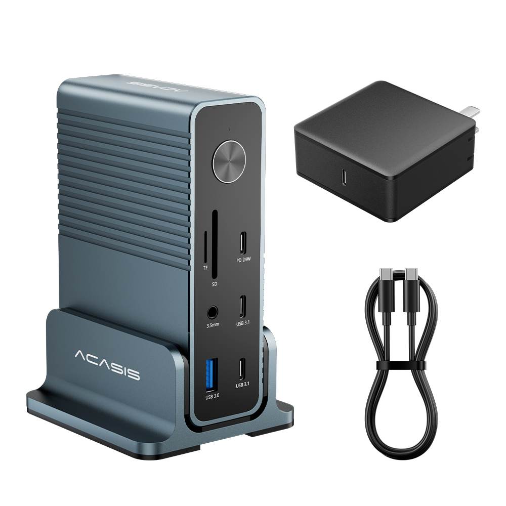 Acasis Driver Acasis 15-in-1 4K 60Hz USB C Desktop Docking Station for Laptop & PC