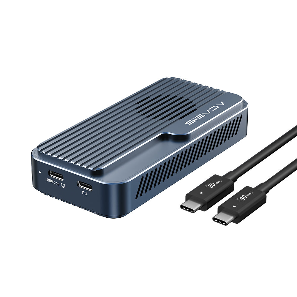 ACASIS 80Gbps SSD外付けケース TB501 Pro 極美品 Acasis 80Gbps M.2 NVMe SSD Enclosure Compatible with Thunderbolt 5