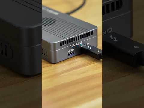 Acasis 40Gbps M.2 NVMe 2 Bay RAID SSD Enclosure Compatible with Thunde