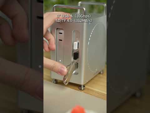 ACASIS 40Gbps Mac mini M4ドッキングステーション Acasis Mac mini M4 Workstation 8-in-1 40Gbps Dock