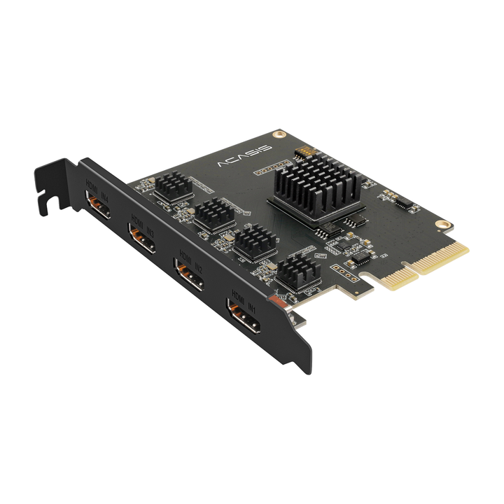 ACASIS Quad HDMI PCIe Video Capture Card 1080P 60FPS