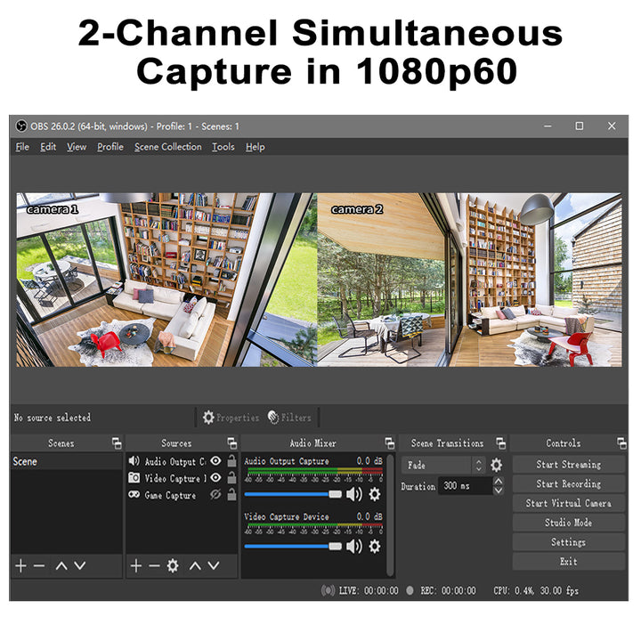 ACASIS 2Channel HDMI PCIe Video Capture Card Stream and Record 1080p6